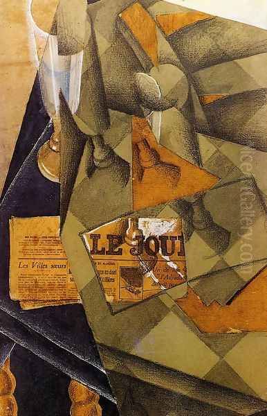 Still Life Oil Painting by Juan Gris