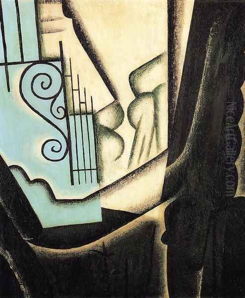 The Garden Oil Painting by Juan Gris