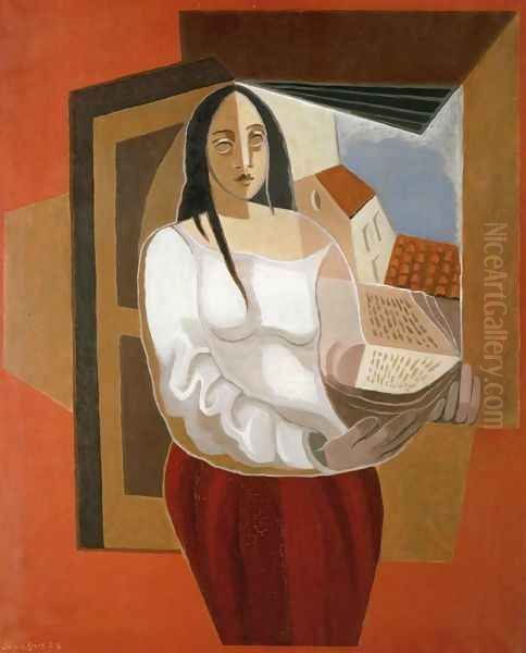 The Reader Oil Painting by Juan Gris