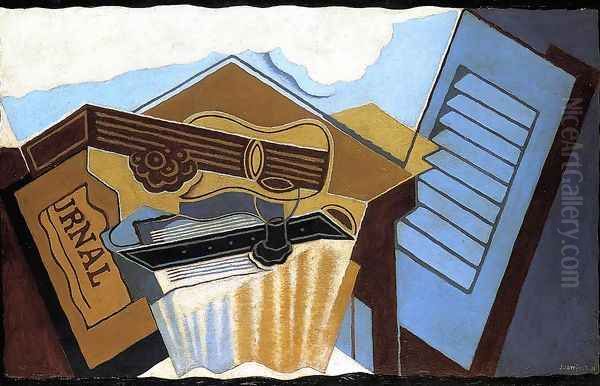 The Cloud Oil Painting by Juan Gris