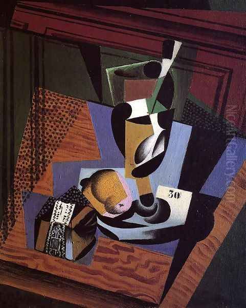 The Packet of Tobacco Oil Painting by Juan Gris