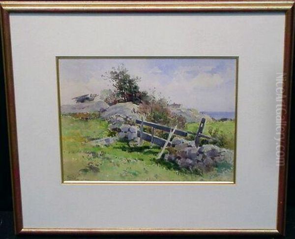 A Land Divided Oil Painting by Frederick Dickinson Williams