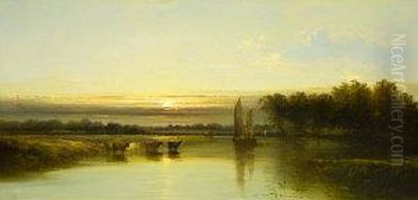 Evening Calm by George Augustus Williams