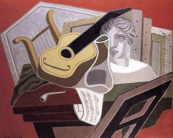 The Musician's Table Oil Painting by Juan Gris