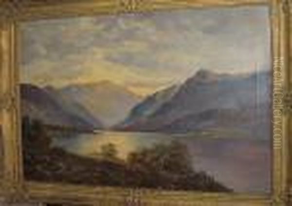 Loch Ordie, Western Highlands, Signed Oil Painting by Graham Williams