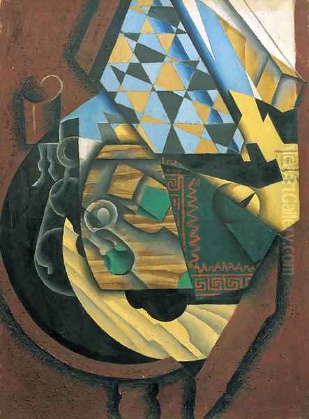 Le gueridon Oil Painting by Juan Gris