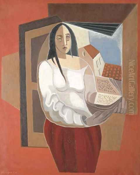 La liseuse Oil Painting by Juan Gris