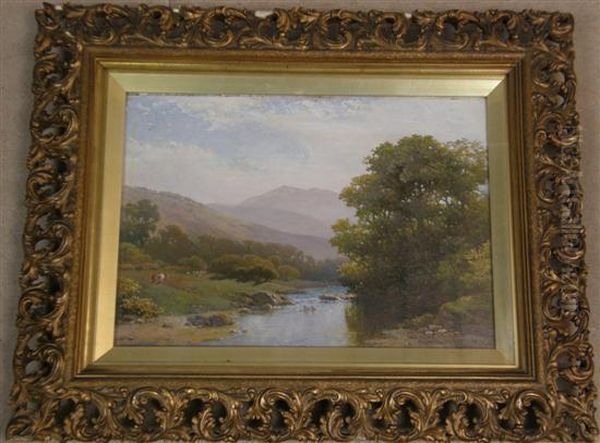 On The Teign Oil Painting by William Williams