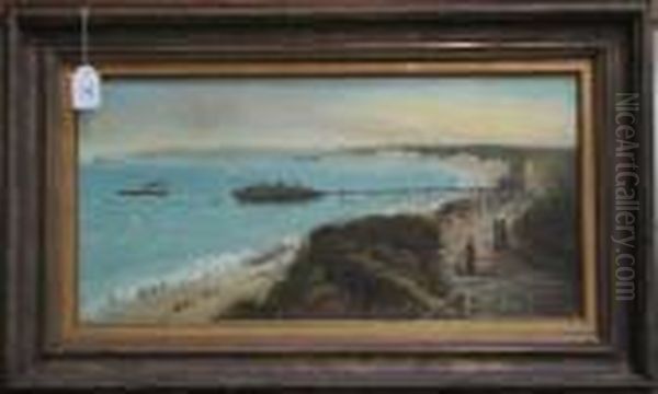 East Cliff, Bournemouth Oil Painting by John Williamson