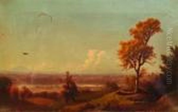 Indian Summer Oil Painting by John Williamson