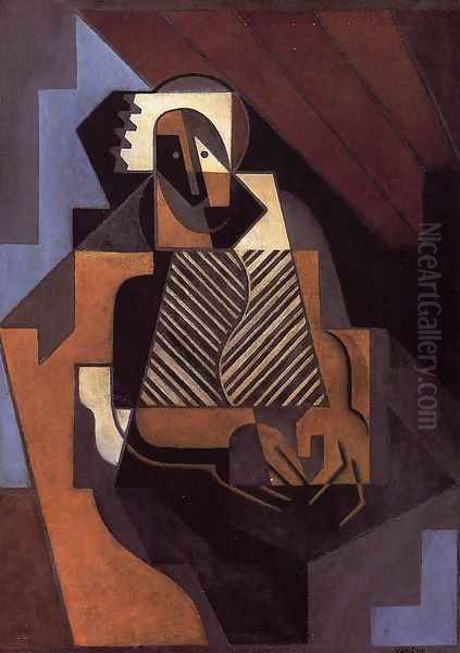 Title Unknown Oil Painting by Juan Gris