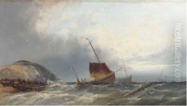 Both Signed And Dated 'w H Williamson/1879' (lower Left) Oil Painting by William Harry Williamson