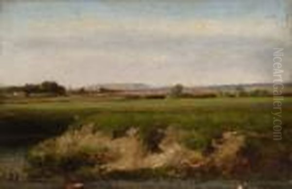 Weite Landschaft. Oil Painting by Josef Willroider