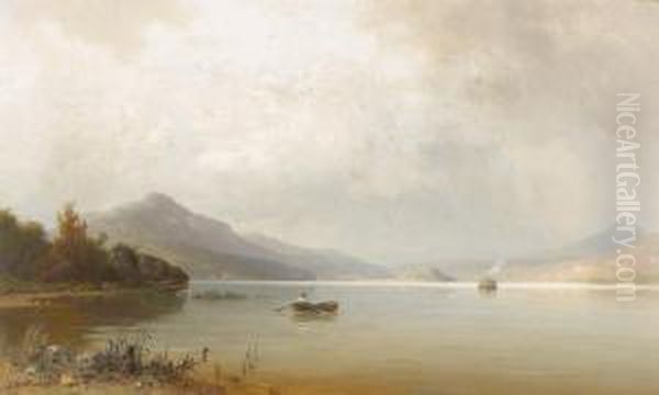 Maria Worth Am Worthersee. Oil Painting by Josef Willroider