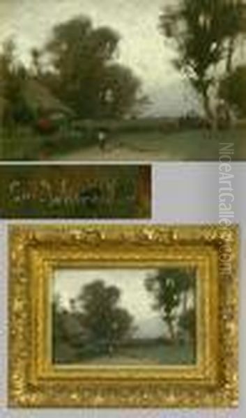 Landschaft Oil Painting by Ludwig Willroider