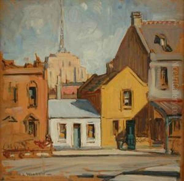 Melbourne View Oil Painting by Dora Lynnell Wilson