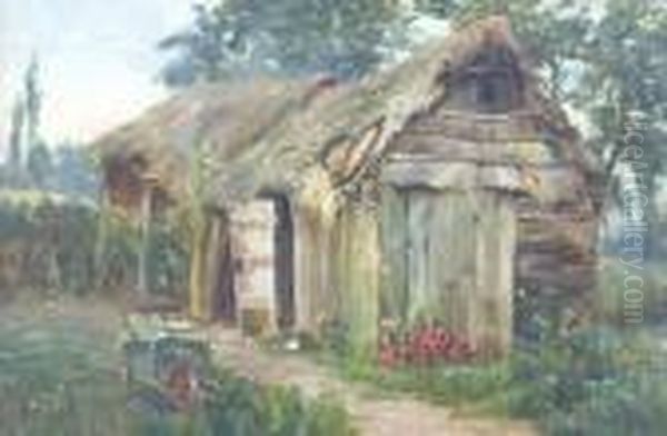 The Garden Shed Oil Painting by Peter MacGregor Wilson