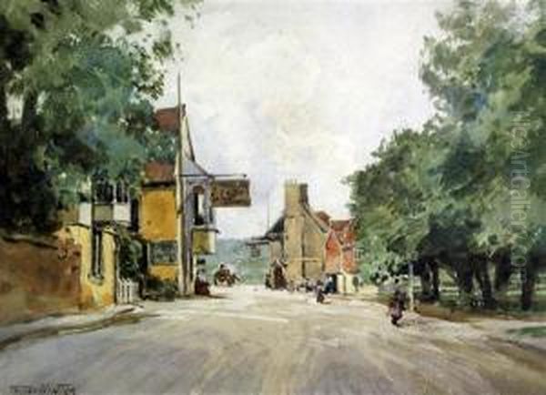 Godstone, Surrey Oil Painting by William Tatton Winter