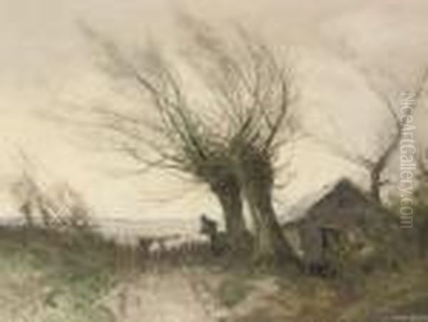 Off To Market Oil Painting by William Tatton Winter