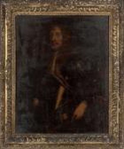 Portrait Of A Gentleman Oil Painting by William Wissing or Wissmig