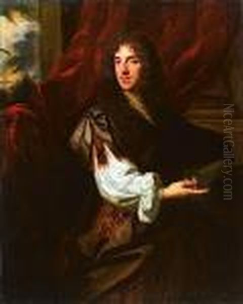 Portrait D'un Prince D'orange Oil Painting by William Wissing or Wissmig