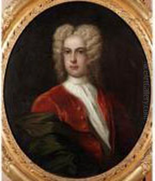 Portrait Of A Young Gentleman Oil Painting by William Wissing or Wissmig