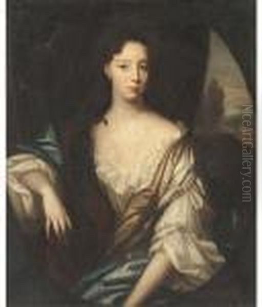 Portrait Of A Lady Oil Painting by William Wissing or Wissmig