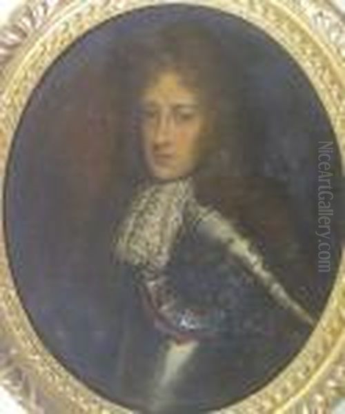 Portrait Of A Nobleman Oil Painting by William Wissing or Wissmig