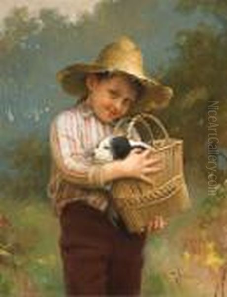 ''happy Days'' Oil Painting by Karl Karol Witkowski /