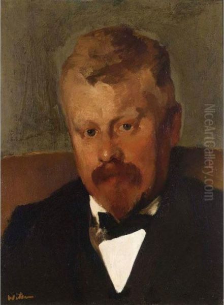 A Portrait Of Mr. Hein Boeken Oil Painting by Willem Witsen