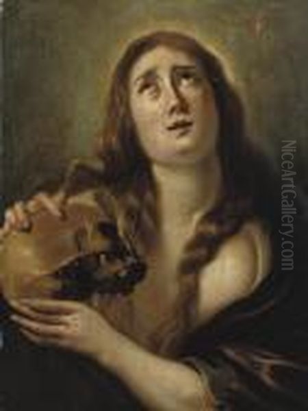 The Penitent Saint Mary Magdalene Oil Painting by Artus Wollfort