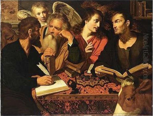 The Four Evangelists Oil Painting by Artus Wollfort