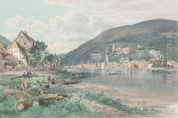 Heidelberg Oil Painting by George Wolfe