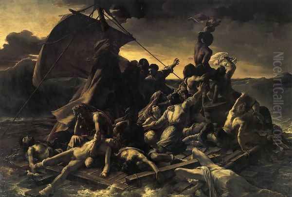 The Raft of the Medusa 1818-19 Oil Painting by Theodore Gericault