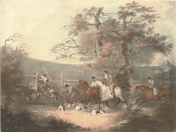 Fox Hunting: The Start; The Find; The Chase; And The Death, By R.g. Reeve Oil Painting by Dean Wolstenholme, Jr