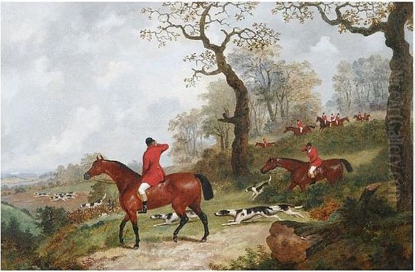 The Meet, And Another, Setting Out Oil Painting by Dean Wolstenholme, Jr