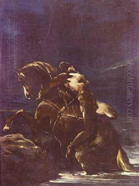 The Page Mazeppa Oil Painting by Theodore Gericault