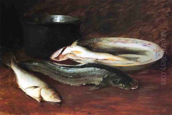 Still Life with Fish Oil Painting by Theodore Gericault