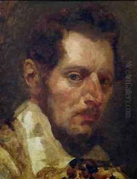 Self portrait Oil Painting by Theodore Gericault