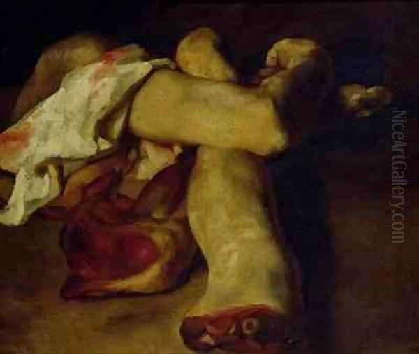 Anatomical Pieces Oil Painting by Theodore Gericault