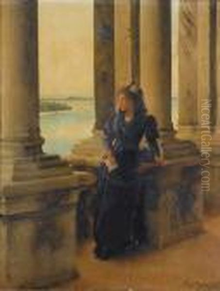 In The Belfry Of The Campanile, St Marks, Venice Oil Painting by Henry Woods