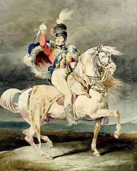 George IV as Prince of Wales after Harlow Oil Painting by Theodore Gericault