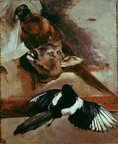 Still Life of Game Oil Painting by Theodore Gericault