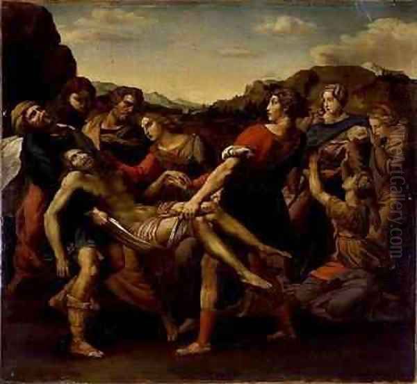 Deposition Oil Painting by Theodore Gericault