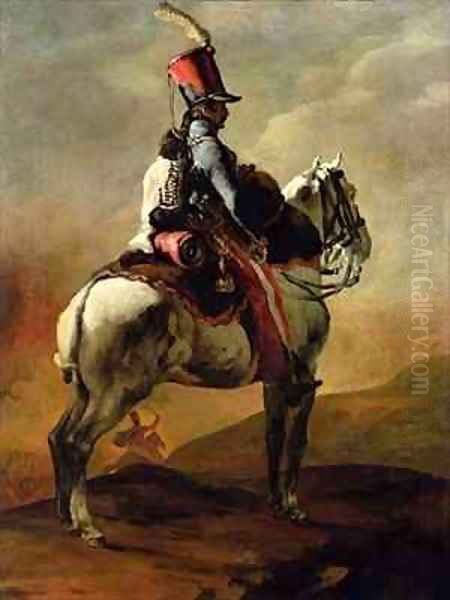 Trumpeter of the Hussars Oil Painting by Theodore Gericault