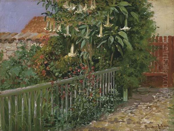 Sherman Rose Tree Garden by Theodore Wores