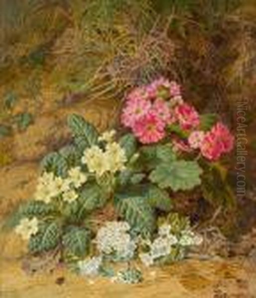 Spring Flowers Oil Painting by Thomas Worsey