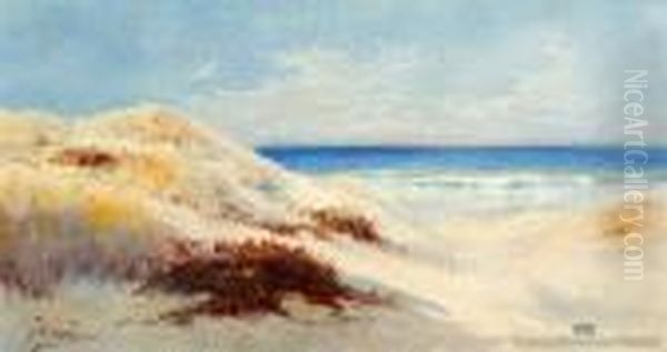 Seascape, Sumner Oil Painting by Charles Nathaniel Worsley