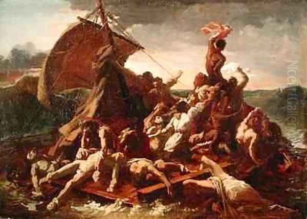 Study for The Raft of the Medusa 2 Oil Painting by Theodore Gericault