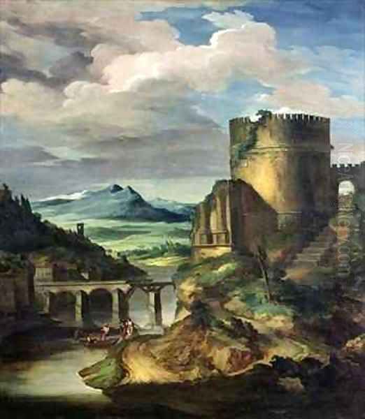 Paysage Classique Matin Oil Painting by Theodore Gericault